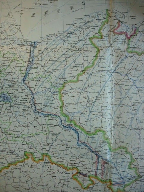 Fot 4. Mapa Stalina 1943