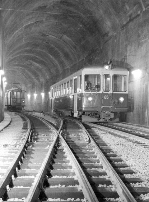 Fot 2. Tunel kolejowy z odgałęzieniem Bern