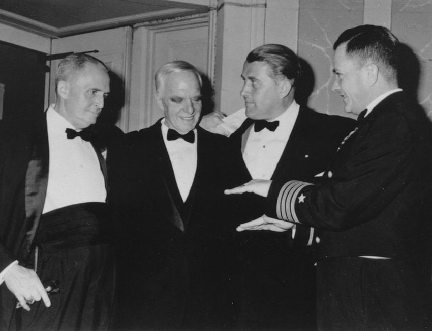 Fot 3. Anton Fletner (drugi od lewej) i Werner von Braun w USA Fot 3. Anton Fletner (drugi od lewej) i Werner von Braun w USA